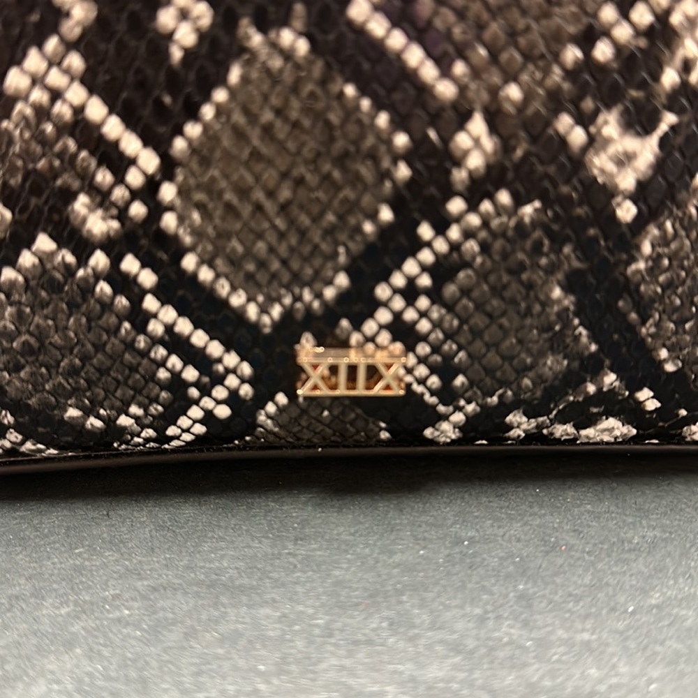 Crossbody faux snakeskin purse by collection XIIX